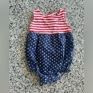 4th of July romper